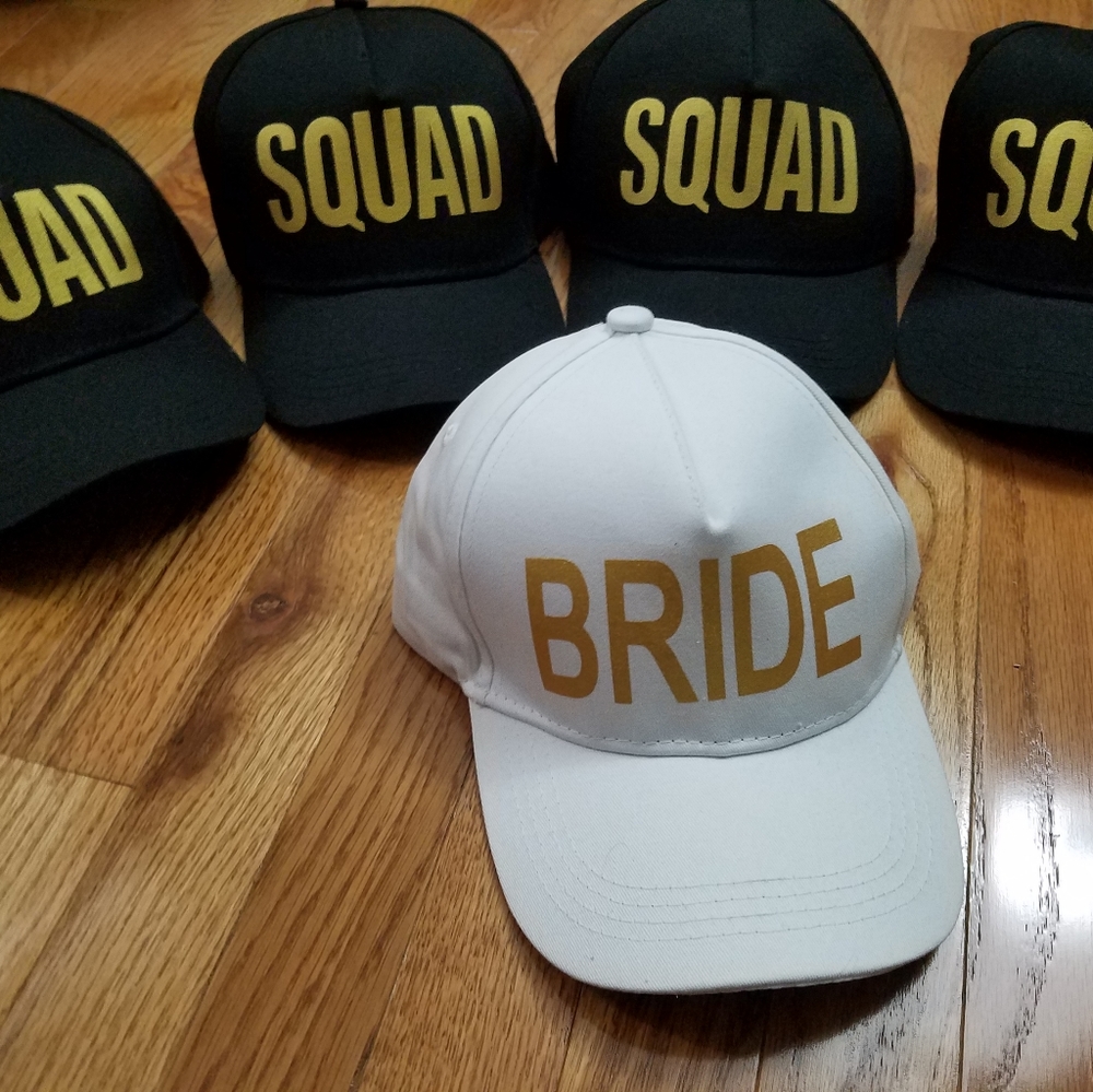 BRIDE and SQUAD hat bundle - Picture 5 of 5